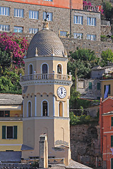 Image showing Vernazza Clock Tower