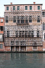 Image showing Scaffolding Venice