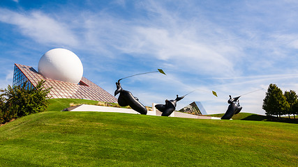 Image showing Futuroscope theme park in Poitiers, France