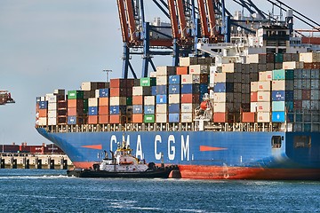 Image showing Huge Container Ship