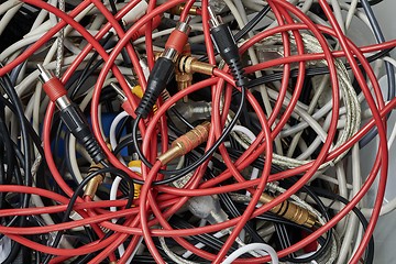 Image showing Cables in a bunch