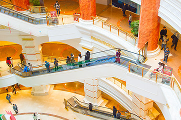 Image showing Escaltor at  shopping mall, Shanghai