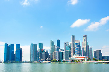 Image showing Singapore Downtown skyline