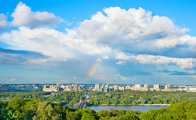 Image showing Panorama fo Kiev, Ukraine
