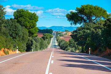 Image showing Beautiful country road