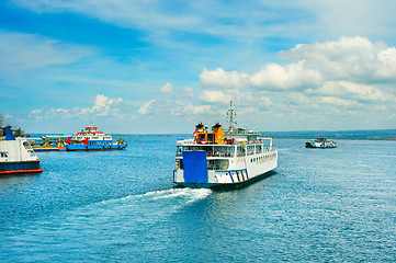 Image showing Bali ferry transportation, Indonesia