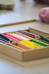 Image showing Colourful Pencils