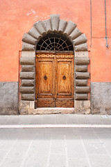 Image showing typical italian door