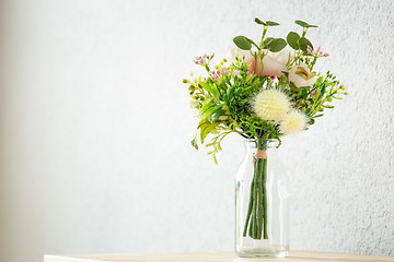 Image showing bunch of artificial flowers