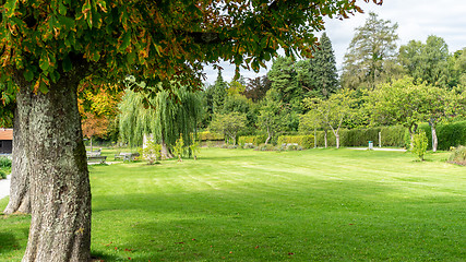 Image showing park at Tutzing Bavaria Germany