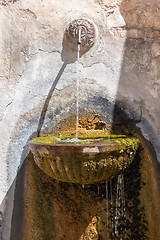 Image showing old fountain in Italy