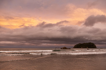 Image showing Bay Of Plenty sunset