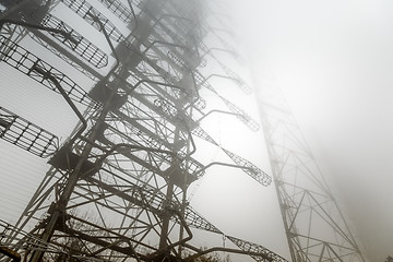 Image showing Duga Antenna Complex in Chernobyl Exclusion zone 2019