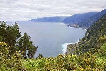 Image showing View from Eira da Achada viewpoint in Madeira