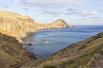 Image showing Landscape at Cape Ponta de Sao Lourenco on Madeira island, Portu