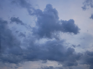 Image showing Bluish Dramatic Clouds