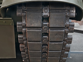 Image showing Tank caterpillar tracked wheel