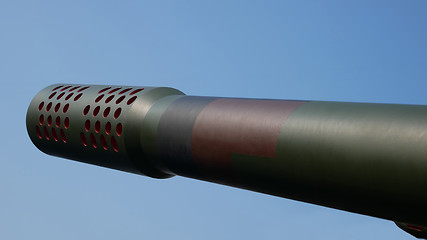 Image showing Barrel of artillery gun