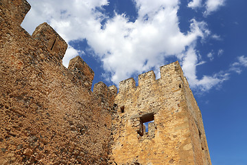 Image showing Ancient Venetian fortress Frangokastello on Crete, Greece
