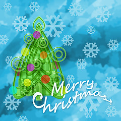 Image showing Merry Christmas design