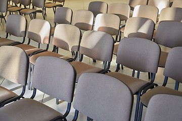 Image showing Rows of Chairs