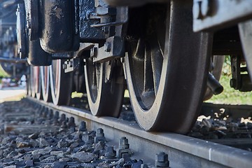 Image showing Steam Locomotive Detail