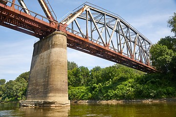 Image showing Old Railroad Bridge