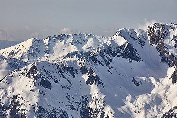 Image showing Mountains in winter