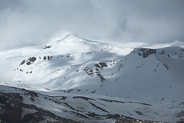 Image showing Volcano Ice Cap Eyjafjallajokull in Iceland