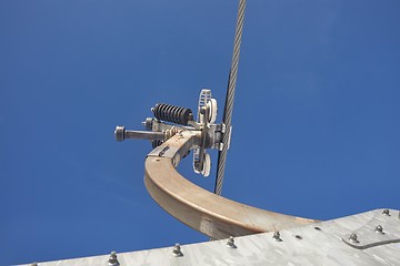 Image showing Ski lift suspension detail