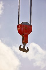 Image showing Old Crane Hooks