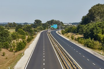 Image showing Highway with no traffic