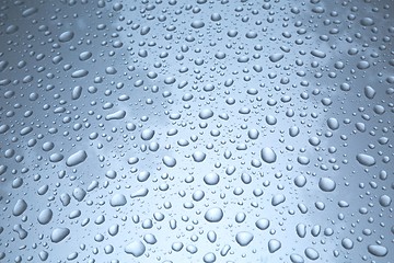 Image showing Shiny Water Droplets