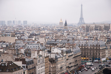 Image showing view of Eiffel tower