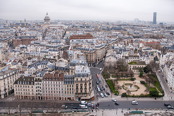 Image showing top view on Paris .