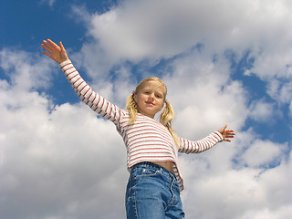 Image showing Equilibrium under the clouds