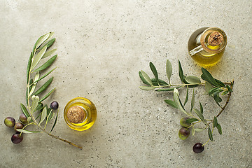 Image showing Olive oil bottle