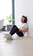 Image showing man enjoying relaxing lifestyle