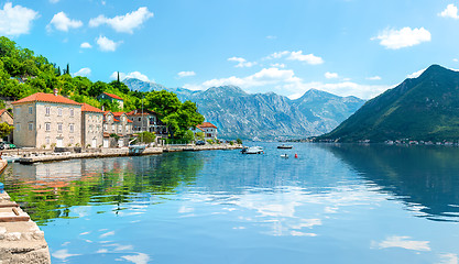 Image showing Bay of Kotor in Montenegro