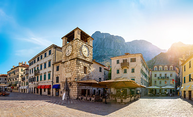 Image showing Clock Tower in Kotor