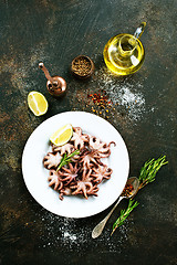 Image showing fried octopus 