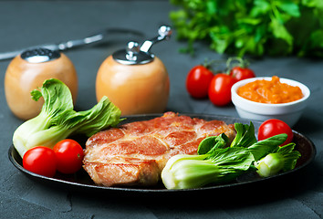 Image showing fried steak