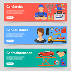 Image showing Car Service Banners