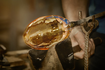 Image showing Work of Glass Blower