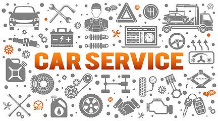 Image showing Car Service Banner