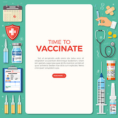 Image showing Vaccination Concept Banner