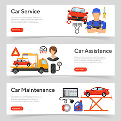 Image showing Car Service Banners