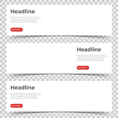 Image showing Horizontal Mockup Banners