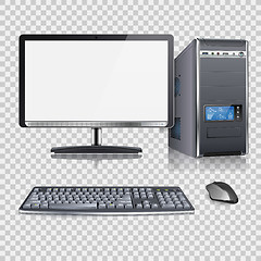 Image showing High Detailed Modern Computer