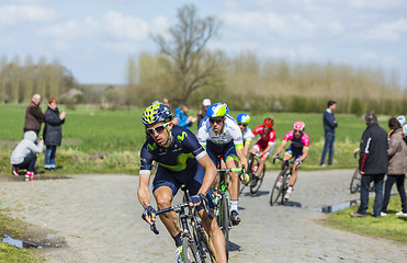 Image showing The Cyclist Imanol Erviti - Paris Roubaix 2016